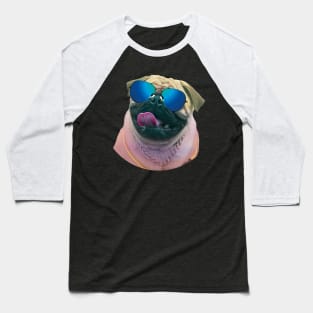 dog wearing sunglasses Baseball T-Shirt